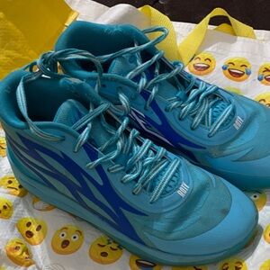 Puma Melo Turquoise Athletic Shoes
